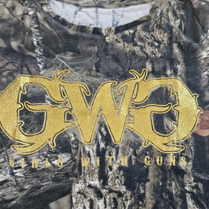 Girls With Guns Camo tee ~ ladies size M