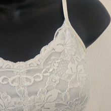 White Lace Camisole ~ Stretchy Size XS