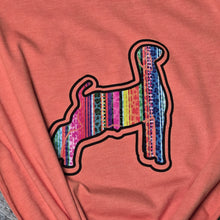 Serape' ~SHOW GOAT ~ Heather Orange Bella Tee - My Wyo Designs