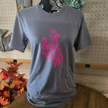Buckin for a Cure~ Grey Bella Tee