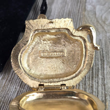 Estee Lauder "Enamel Elephant" Vintage Solid Perfume Compact