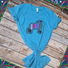 Serape' ~SHOW LAMB ~ Aqua Bella Tee - My Wyo Designs