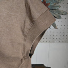 LAT Relaxed ladies Tee ~ Wild Checkered Cards ~ Vintage Coyote Brown - My Wyo Designs