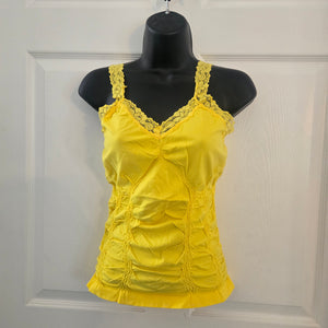 Bright Yellow Rouched Cami by Mopas ~Ladies one size~ NEW