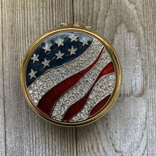 Estee Lauder "America The Beautiful" Powder Compact NIB With Powder