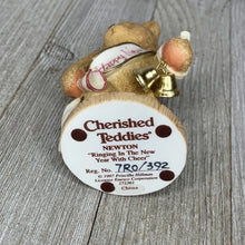 Cherished Teddies "Newton Ringing In Th New Year With Cheer" NIB