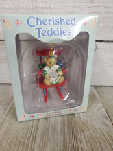 Cherished Teddies Holiday Ornament ~Rocking Chair~ Vintage 1997