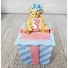 Cherished Teddies 796085 NIB Age 3 Covered Box