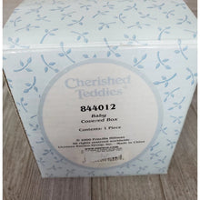 Cherished Teddies 844012 Baby Newborn Covered Box NIB