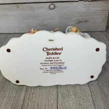 Cherished Teddies "Sven & Liv All Paths Lead to Kindness and Friendship" NIB