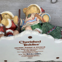 Cherished Teddies "The Spirit Of Christmas Grows In Our Hearts" NIB