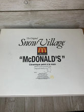 Snow Village Department 56 "McDonalds" NIB w/Kids, Candy Canes & Ronald McDonald
