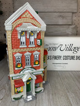 Snow Village Department 56 "'Finklea's Finery: Costume Shop"