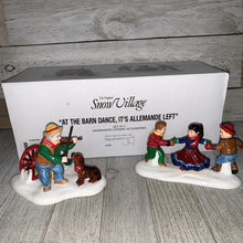 Snow Village Department 56 "At The Barn Dance, It's Allemande Left"