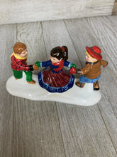 Snow Village Department 56 "At The Barn Dance, It's Allemande Left"