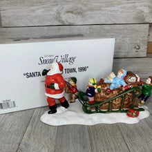 Snow Village Department 56 "Santa Comes To Town, LIMITED 1996
