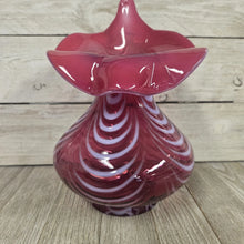 Fenton Cranberry French Opalescent Tulip Flute Vase - My Wyo Designs