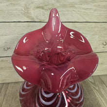 Fenton Cranberry French Opalescent Tulip Flute Vase - My Wyo Designs