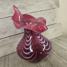 Fenton Cranberry French Opalescent Tulip Flute Vase - My Wyo Designs