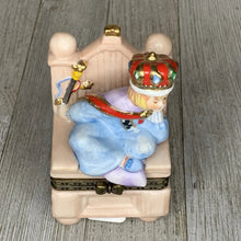 Enesco ~ PHB~ Little King Porcelain Hinged Box