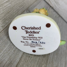 Cherished Teddies "Rex Our Friendship Will Never Be Extinct" NIB