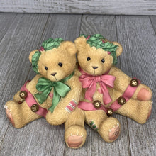 Cherished Teddies "Bonnie & Harold Ring In The Holidays With Me" NIB