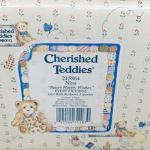 Cherished Teddies "Nina Beary Happy Wishes" NIB