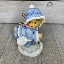 Cherished Teddies "Festival Ice Skating Pond & Candace Skating" SET