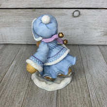 Cherished Teddies "Festival Ice Skating Pond & Candace Skating" SET