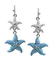 Starfish Drop Earrings - My Wyo Designs