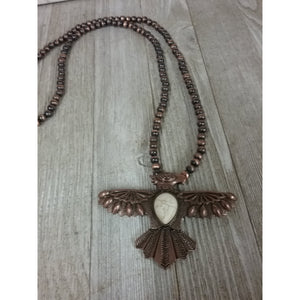 Thunderbird Navajo Inspired Copper Necklace #413 - My Wyo Designs