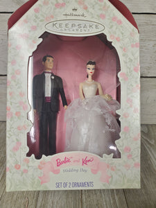 Ken & Barbie Wedding Day Set Ornaments - My Wyo Designs