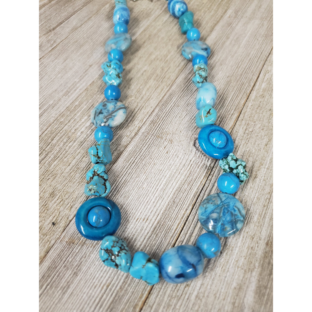 Western -Turquoise Sea Necklace - My Wyo Designs