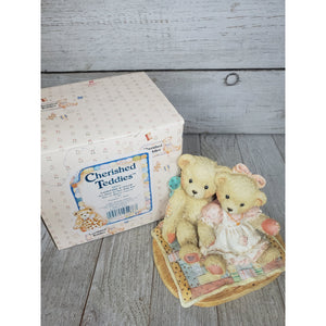 Cherished Teddies "Nathaniel & Nellie It's Twice As Nice With You" NIB - My Wyo Designs