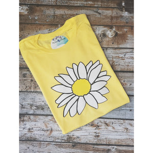 Daisy Mae ~Springing up Daisies~ Butter Yellow Tee {pre-sale} - My Wyo Designs