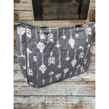 Quilted Little Grey Arrows bag - My Wyo Designs