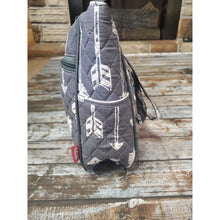 Quilted Little Grey Arrows bag - My Wyo Designs
