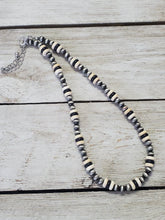 Navajo Inspired Pearl necklace Silver & Ivory - My Wyo Designs