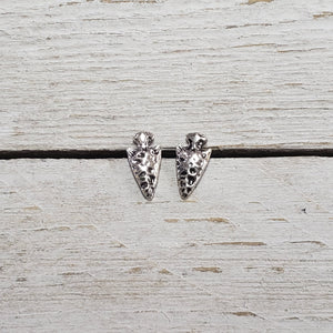 Teeny Tiny Arrowhead earrings - My Wyo Designs