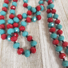 Long Cut-glass Layering bead necklace ~Choice of Color - My Wyo Designs