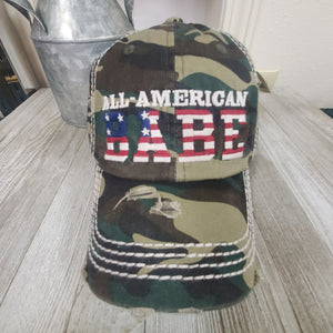 Camo All-American BABE Cap - My Wyo Designs