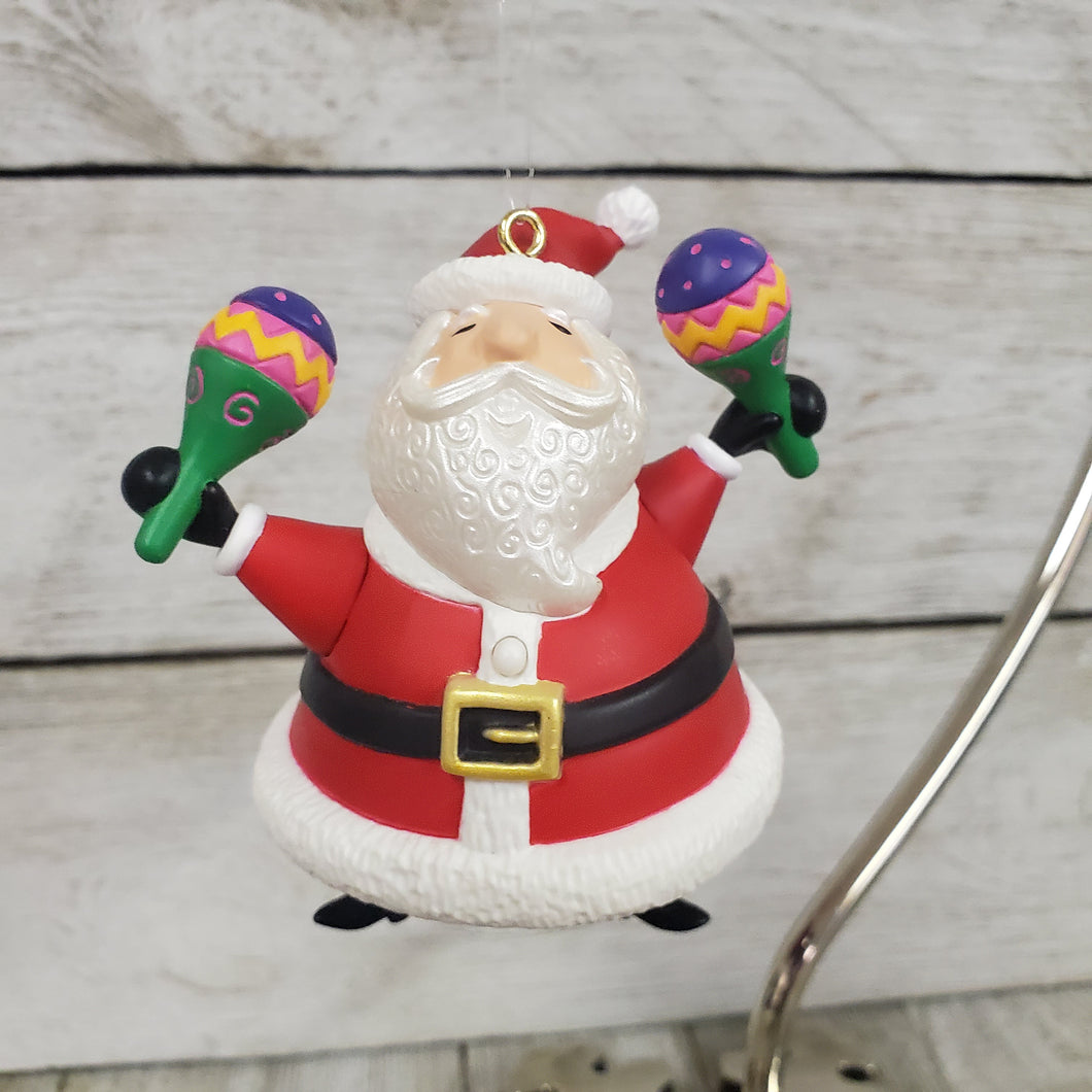 Vintage Hallmark Ornament ~Maraca Santa - My Wyo Designs