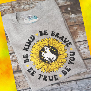 BE KIND ~Sunflower~ Tee* {Pre-order} - My Wyo Designs