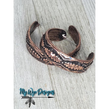 Copper ~Tribal Hoops ~ earrings - My Wyo Designs