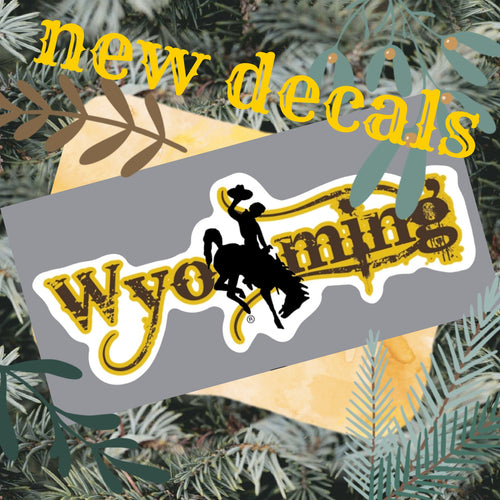Wyoming Steamboat Waterproof Bucking Horse Decal - My Wyo Designs