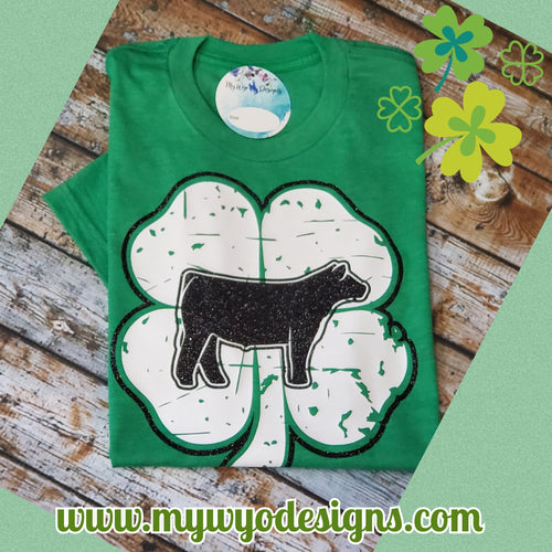 In the Barn ~Clover & Steer~ 4H Tee PRE-ORDER - My Wyo Designs