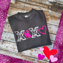 X0X0 MAGENTA~For the Love of Cows & Horses~ Sweatshirt {Pre-order} - My Wyo Designs